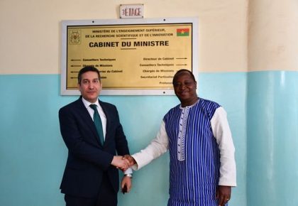 Burkina Faso : renforcement des axes de coopération dans les domaines de la Formation Professionnelle et de l’Enseignement Supérieur